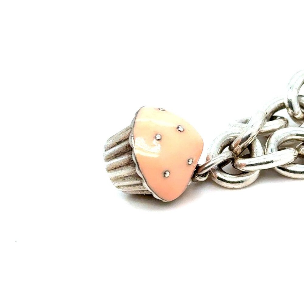 T&Co. 925 Pink Cupcake Charm - Picture 2 of 4